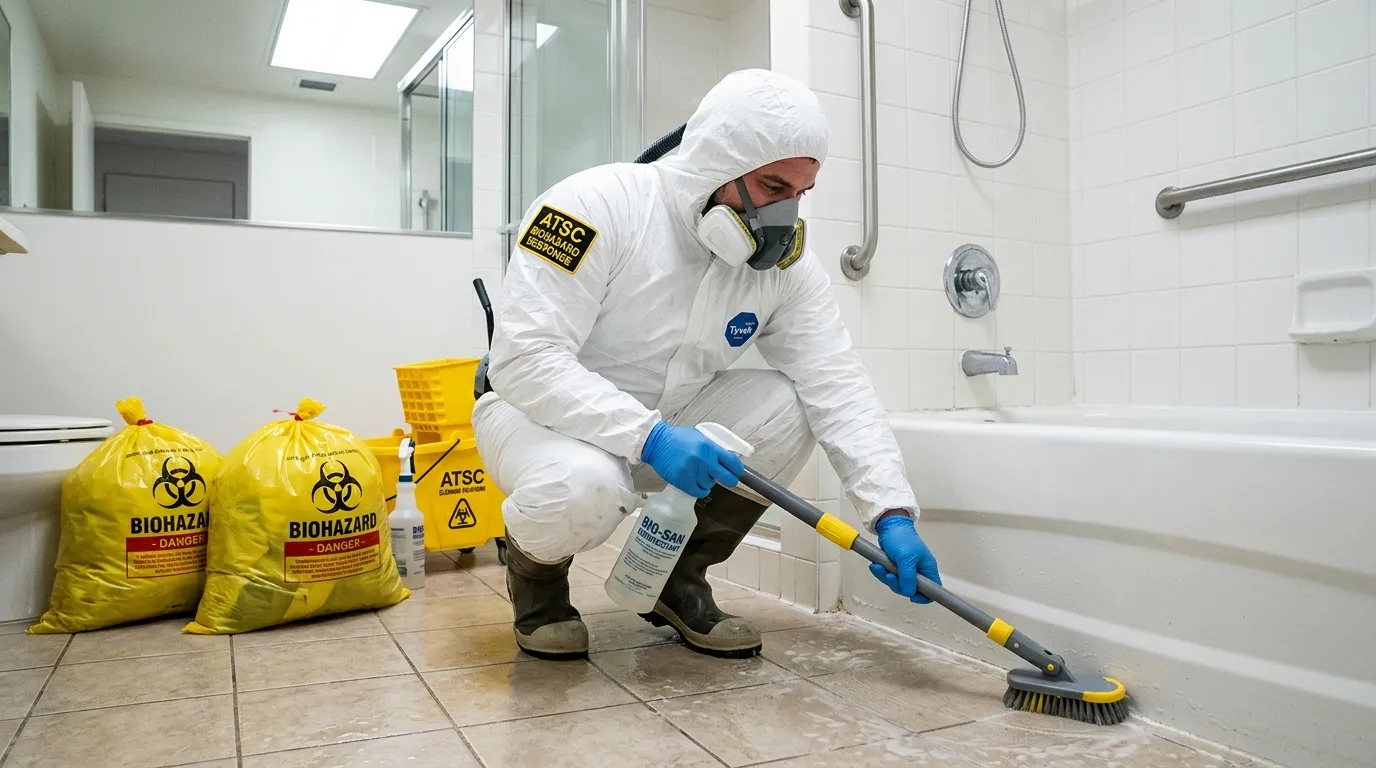 Decontamination equipment deployed for Blood Cleanup in Richmond